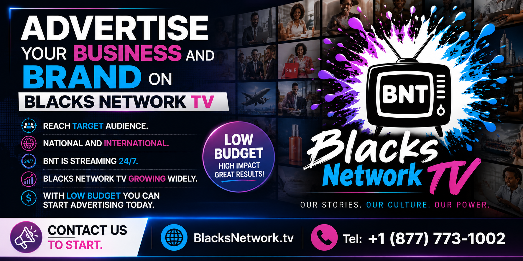 Advertise on Blacks Network TV